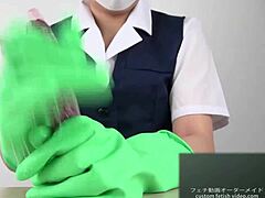 Asian Goddess Masters Latex Glove Fetish
