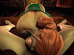 Redhead Triss’ Satisfying POV 3D Thrill