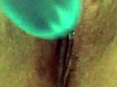 Seen solo teen in playful bliss?