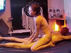 Oiled Massage to Steamy Action