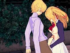 Ruby Hoshino Anime Teases With Blowjob Action