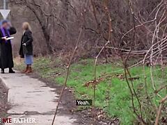 Aussie Babe's Intense Road Encounter