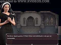 a 3d game with curvy milf