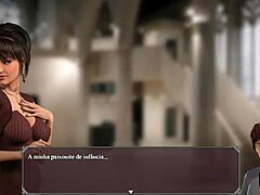 a 3d game with curvy milf