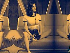 Salena Storm undressing for pleasure