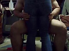 BRUNETTE’S WET FRIEND THRUST