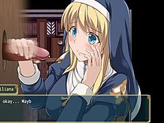 Saint Emiliana hentai blonde blows in game