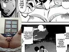Bold Latina ass in anime solo tease