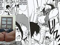 Bold Latina ass in anime solo tease