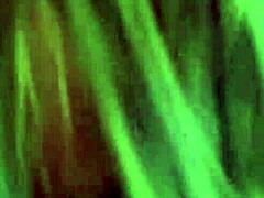 Blue-haired girl’s long blowjob on camera
