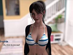 dare to peek at summer’s busty teacher in action?