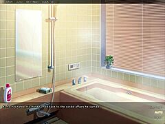 Anime Sultry Holiday Bath Sucking Scene