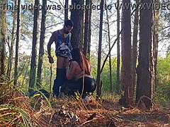 Amateur Wife's Wooded Passion Escape