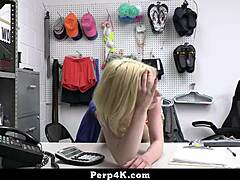 teen shoplifter caught in office trap