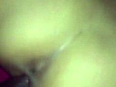 latina's sly tease on big black shaft