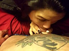 Want To See Homemade Blowjob With Tattooed Amateur Girl?