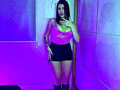 my teen babe teases with big ass