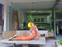 Brazilian Latina Fucked Hard in Gym Session