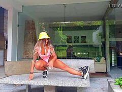 Brazilian Latina Fucked Hard in Gym Session