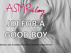 Femdom guides boy's sensual delight