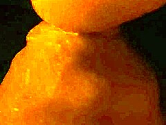 Cumming Through Straw Glued Inside Hard Cock