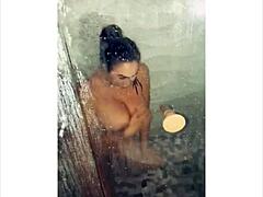 Steamy showers ignite solo indulgence