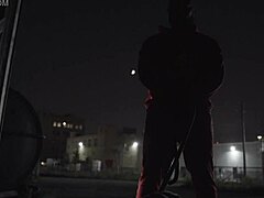 princemofioso dancing rough in public outdoor spot