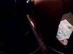 my tight ass takes thin dildo