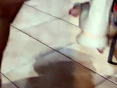 surprising my wife banging a fake shaft