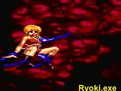 Maria Battles Kuromaru with Heart