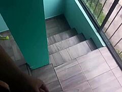 Amateur gay's daring solo clip