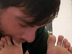 Sultry Gay Massage with Toe Play