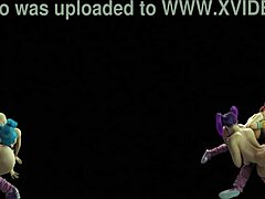 Raw 3D Lesbian Action Unleashed