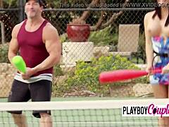 Swingers turn courts into playful heat