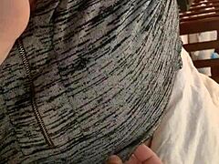 Oiling My Wife’s Stunning 42F Natural Tits