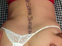 Opening My Wife’s Juicy Cheeks in Lingerie for Hire