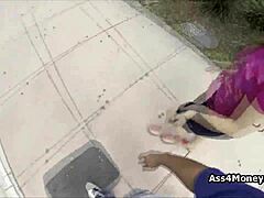 Broke Teen Bold Public Pleasure