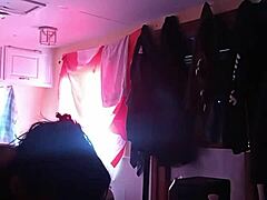 Canadian Slut Sucking Deep Load In Lingerie