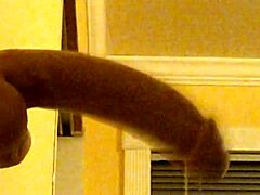 Gay Guy Deepthroats Dildo in Hood