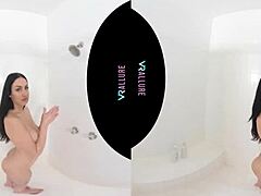what’s jade baker doing in that steamy vrallure bath?