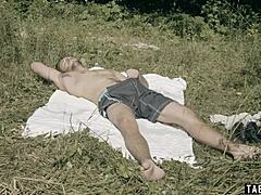 Outdoor spy hardcore porn thrill