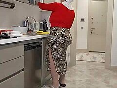 caught on stepmother's curves