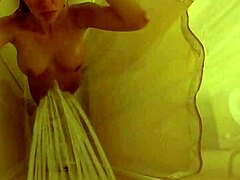 i caught brett rossi showering her big tits