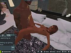 mercedes blows her boss’s massive cock