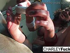 Charley Chase Lucha Libre Foot Fetish
