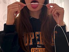 asmr licking session with onni for jerk off guide