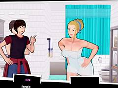 3D Blonde Stepsis Teases Tenderly