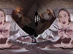 Dark room VR demands hardcore titty fuck