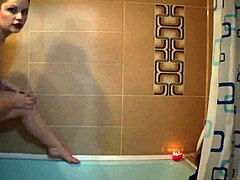 nude in bathroom shaving and oiling my body