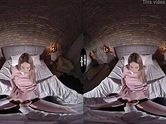 Dark room VR demands hardcore titty fuck